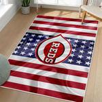 mlb cincinnati reds area rug non slip baseball carpet home decor gift idea for fans living room cr3