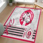 mlb cincinnati reds area rug non slip baseball carpet home decor gift idea for fans living room cr4