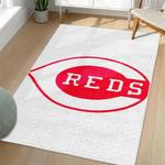 mlb cincinnati reds area rug non slip baseball carpet home decor gift idea for fans living room cr62