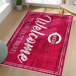 mlb cincinnati reds area rug non slip baseball carpet home decor gift idea for fans living room cr92