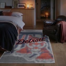 mlb detroit tigers area rug non slip baseball carpet home decor gift idea for fans bedroom dt104