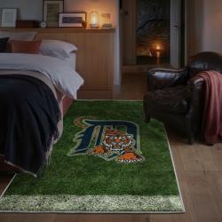 mlb detroit tigers area rug non slip baseball carpet home decor gift idea for fans bedroom dt112
