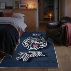 mlb detroit tigers area rug non slip baseball carpet home decor gift idea for fans bedroom dt115