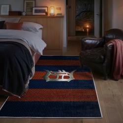 mlb detroit tigers area rug non slip baseball carpet home decor gift idea for fans bedroom dt124