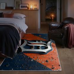 mlb detroit tigers area rug non slip baseball carpet home decor gift idea for fans bedroom dt139