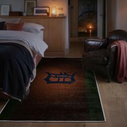 mlb detroit tigers area rug non slip baseball carpet home decor gift idea for fans bedroom dt157