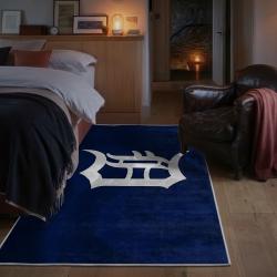 mlb detroit tigers area rug non slip baseball carpet home decor gift idea for fans bedroom dt160
