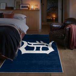 mlb detroit tigers area rug non slip baseball carpet home decor gift idea for fans bedroom dt164