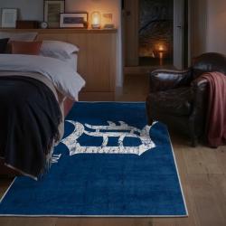 mlb detroit tigers area rug non slip baseball carpet home decor gift idea for fans bedroom dt169