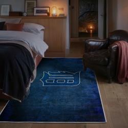 mlb detroit tigers area rug non slip baseball carpet home decor gift idea for fans bedroom dt175