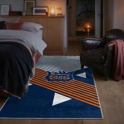 mlb detroit tigers area rug non slip baseball carpet home decor gift idea for fans bedroom dt178