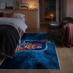 mlb detroit tigers area rug non slip baseball carpet home decor gift idea for fans bedroom dt182