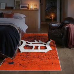 mlb detroit tigers area rug non slip baseball carpet home decor gift idea for fans bedroom dt189