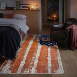 mlb detroit tigers area rug non slip baseball carpet home decor gift idea for fans bedroom dt195