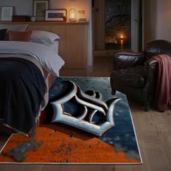 mlb detroit tigers area rug non slip baseball carpet home decor gift idea for fans bedroom dt202