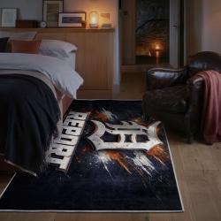 mlb detroit tigers area rug non slip baseball carpet home decor gift idea for fans bedroom dt211