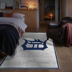 mlb detroit tigers area rug non slip baseball carpet home decor gift idea for fans bedroom dt214