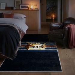 mlb detroit tigers area rug non slip baseball carpet home decor gift idea for fans bedroom dt215