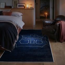 mlb detroit tigers area rug non slip baseball carpet home decor gift idea for fans bedroom dt222