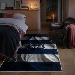 mlb detroit tigers area rug non slip baseball carpet home decor gift idea for fans bedroom dt235