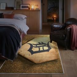 mlb detroit tigers area rug non slip baseball carpet home decor gift idea for fans bedroom dt242