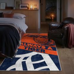 mlb detroit tigers area rug non slip baseball carpet home decor gift idea for fans bedroom dt250