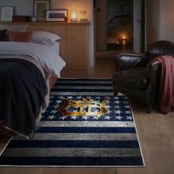 mlb detroit tigers area rug non slip baseball carpet home decor gift idea for fans bedroom dt251