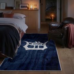 mlb detroit tigers area rug non slip baseball carpet home decor gift idea for fans bedroom dt266