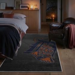 mlb detroit tigers area rug non slip baseball carpet home decor gift idea for fans bedroom dt275