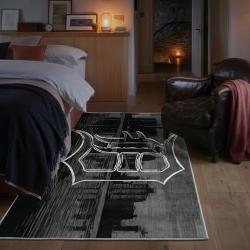 mlb detroit tigers area rug non slip baseball carpet home decor gift idea for fans bedroom dt283