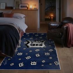 mlb detroit tigers area rug non slip baseball carpet home decor gift idea for fans bedroom dt69