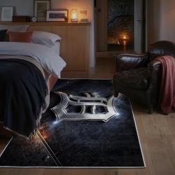 mlb detroit tigers area rug non slip baseball carpet home decor gift idea for fans bedroom dt71