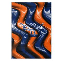 mlb detroit tigers area rug non slip baseball carpet home decor gift idea for fans dt100
