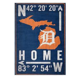 mlb detroit tigers area rug non slip baseball carpet home decor gift idea for fans dt105