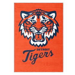 mlb detroit tigers area rug non slip baseball carpet home decor gift idea for fans dt109