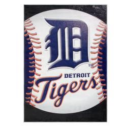 mlb detroit tigers area rug non slip baseball carpet home decor gift idea for fans dt116