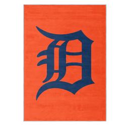 mlb detroit tigers area rug non slip baseball carpet home decor gift idea for fans dt121