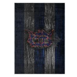 mlb detroit tigers area rug non slip baseball carpet home decor gift idea for fans dt127