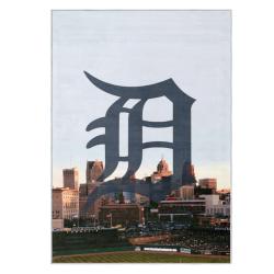 mlb detroit tigers area rug non slip baseball carpet home decor gift idea for fans dt137