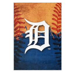mlb detroit tigers area rug non slip baseball carpet home decor gift idea for fans dt140