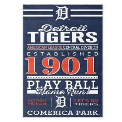 mlb detroit tigers area rug non slip baseball carpet home decor gift idea for fans dt143