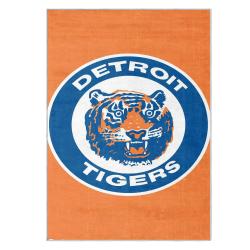 mlb detroit tigers area rug non slip baseball carpet home decor gift idea for fans dt146