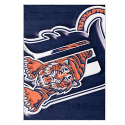 mlb detroit tigers area rug non slip baseball carpet home decor gift idea for fans dt150