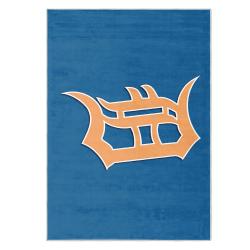 mlb detroit tigers area rug non slip baseball carpet home decor gift idea for fans dt153