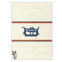 mlb detroit tigers area rug non slip baseball carpet home decor gift idea for fans dt154