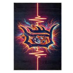 mlb detroit tigers area rug non slip baseball carpet home decor gift idea for fans dt156