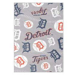 mlb detroit tigers area rug non slip baseball carpet home decor gift idea for fans dt163