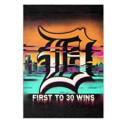 mlb detroit tigers area rug non slip baseball carpet home decor gift idea for fans dt165