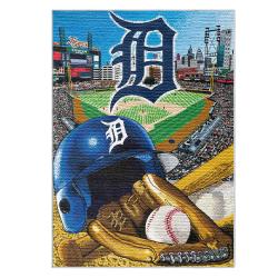 mlb detroit tigers area rug non slip baseball carpet home decor gift idea for fans dt167