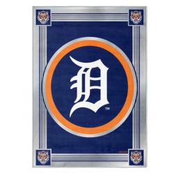 mlb detroit tigers area rug non slip baseball carpet home decor gift idea for fans dt168